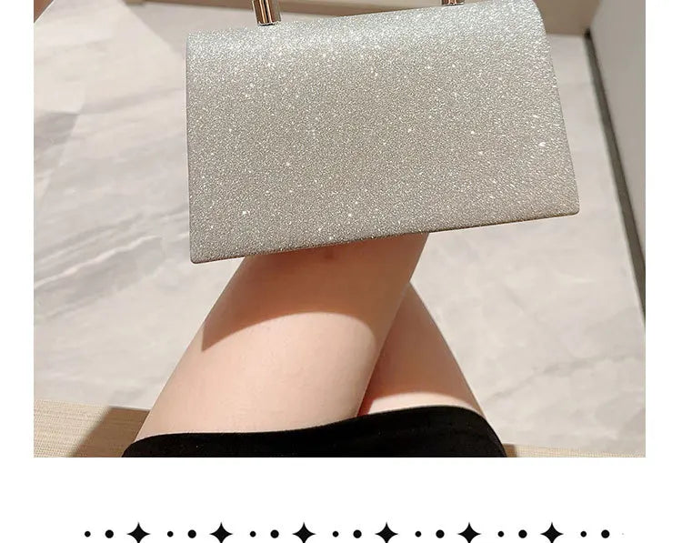 Evening Bag Dress Versatile European and American Clutch Bag Crossbody Celebrity Fashion Diamond Bow Chain Bag Lady Handbag
