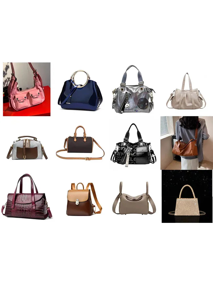 Artificial Leather Retro Unisex Large Capacity Blue Handbag Shoulder Crossbody Messenger Bags Doctor Boston Women Purse