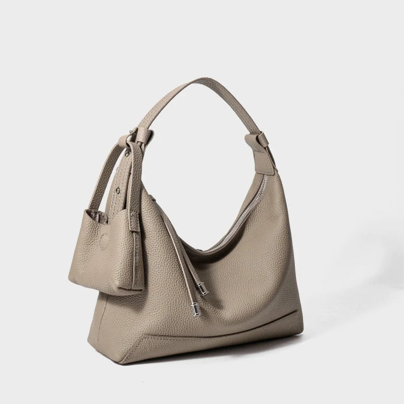 Cowhide Large Capacity Tote Bag Genuine Leather Shoulder Fashion Crossbody Women's Bag hobo high quality ladies bags on offer