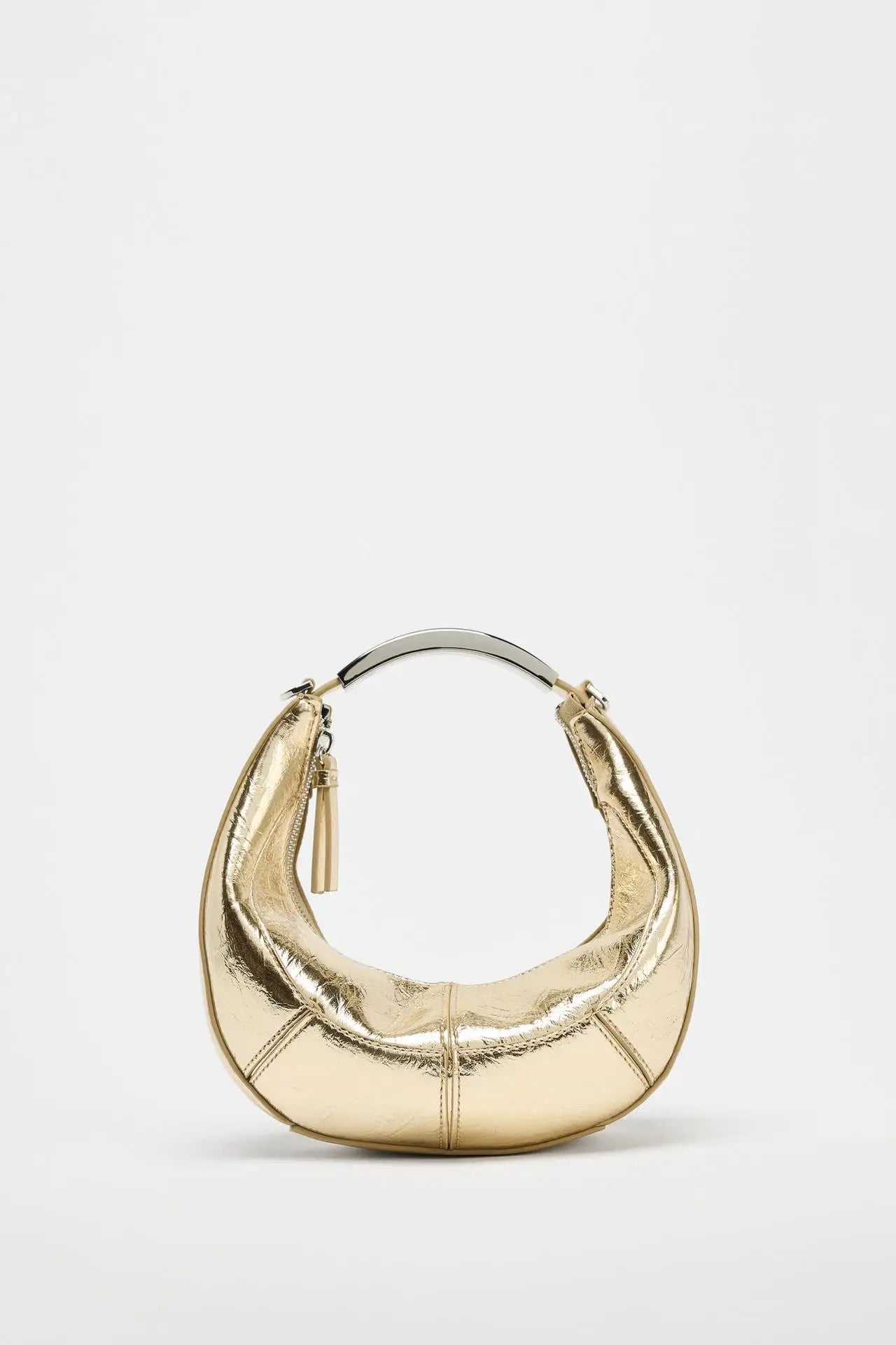 OVAL BAG WITH METAL STRAP, New Fashionable Design Handbag Purse For Women - Spacious Crossbody Satchel, Stylish And Luxury