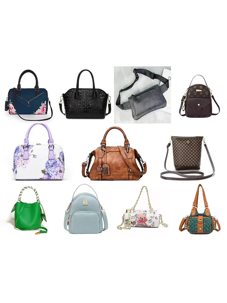 Artificial Leather Retro Unisex Large Capacity Blue Handbag Shoulder Crossbody Messenger Bags Doctor Boston Women Purse