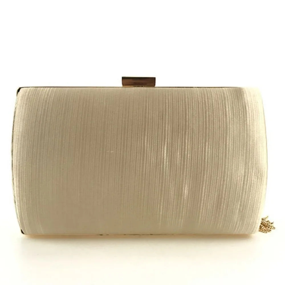 Temperament Luxury Silk Fabric Dinner Handbag Chain Elegant Evening Banquet Bag Square Tassel Bridal Clutch Bag Outdoor