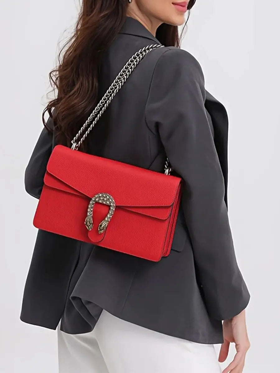 luxury brand design crossbody bags for women genuine leather chains shoulder bag high quality fashion Funky purses and handbags