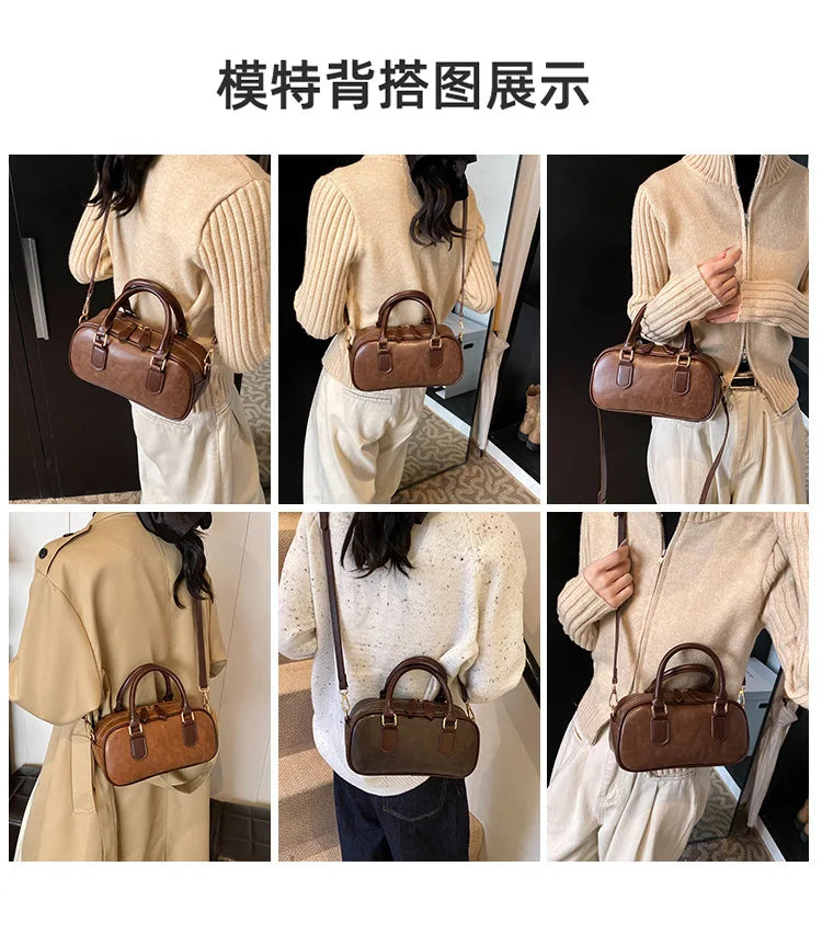 New Fashionable Classic Style Square Shoulder Crossbody Bags Solid Zipper Popularity Sense of Luxury Handbags for Women 2025 Hot