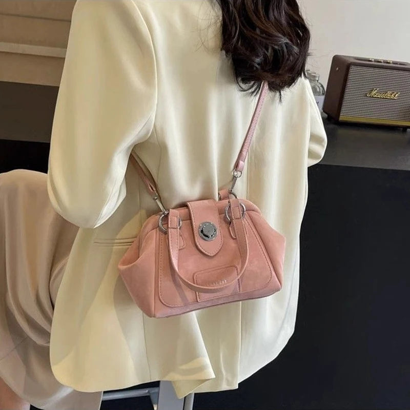 Fashion Niche Design Handbag New Popular Versatile Women Shoulder Bag Temperament Gentle Crossbody Bag With Pendant