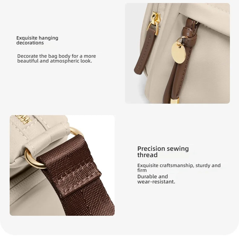 GOLF Quality Women's Waterproof Oxford Crossbody Bag Casual Multifunctional Shoulder Messenger Handbag Fashionable Sling Bag