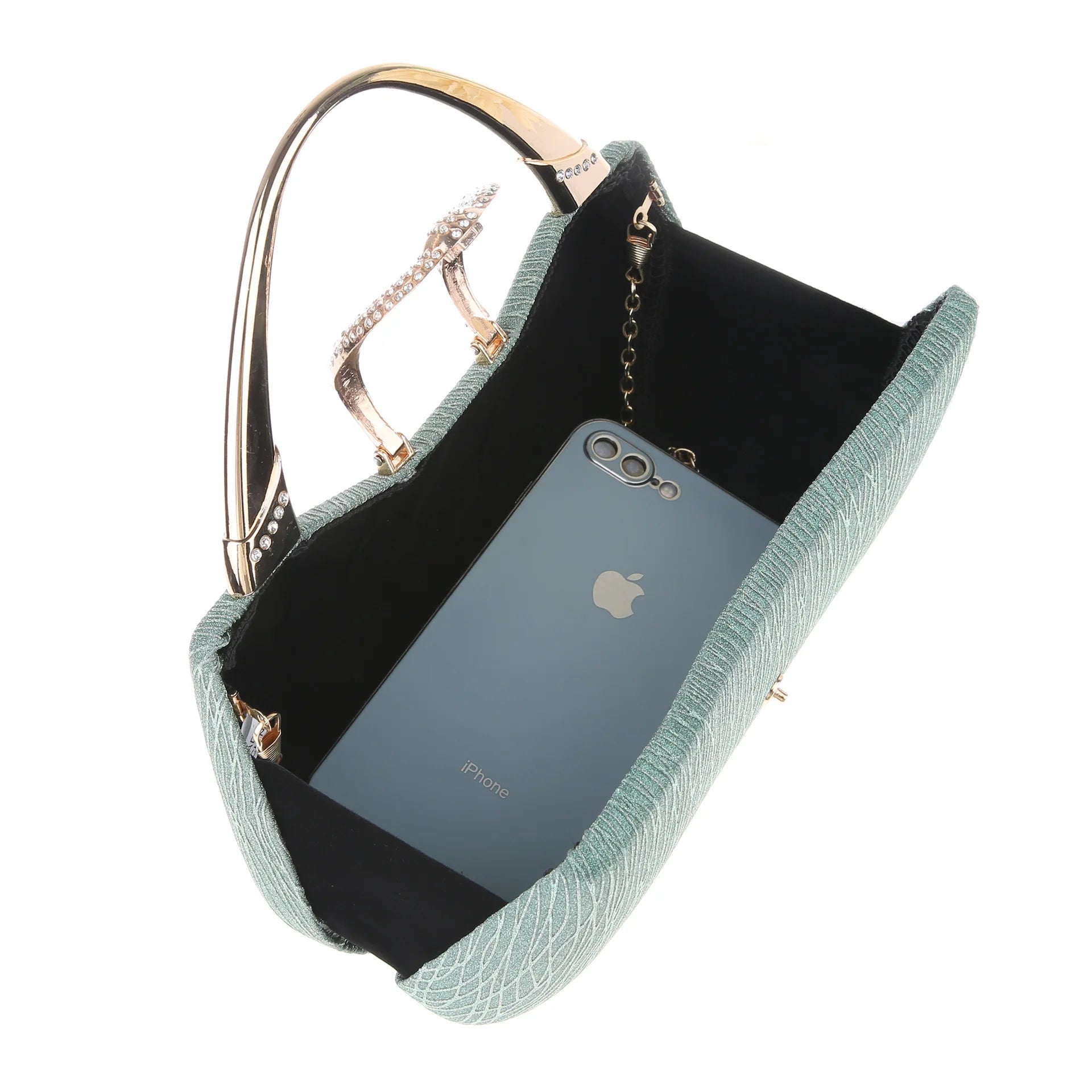 2024 Fashion Trend New Women's Bag High-end Texture Fine Glitter Exquisite Hand-held Evening Bag Fashion Urban Beauty Clutch Bag