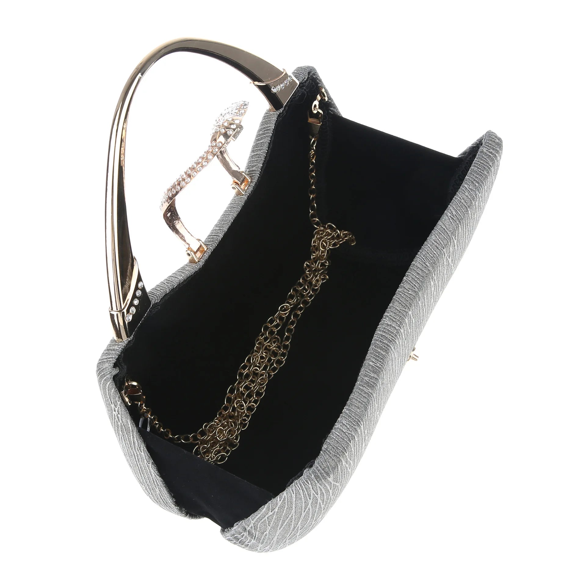 2024 Fashion Trend New Women's Bag High-end Texture Fine Glitter Exquisite Hand-held Evening Bag Fashion Urban Beauty Clutch Bag