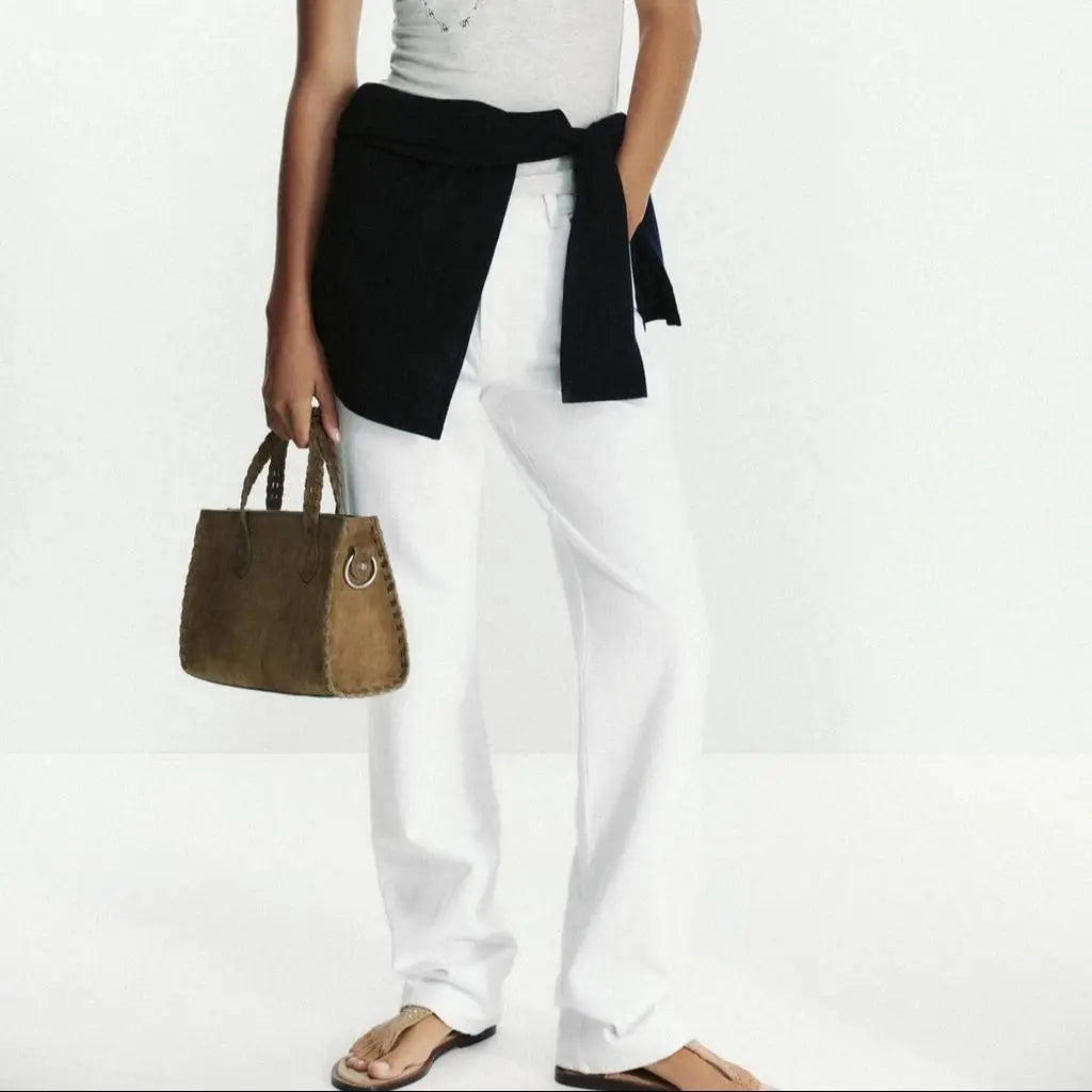 WOMEN'S SUEDE CITY BAG, Luxury Design Woven Effect Tote Handbags, Wide Handle with Removable Crossbody Strap