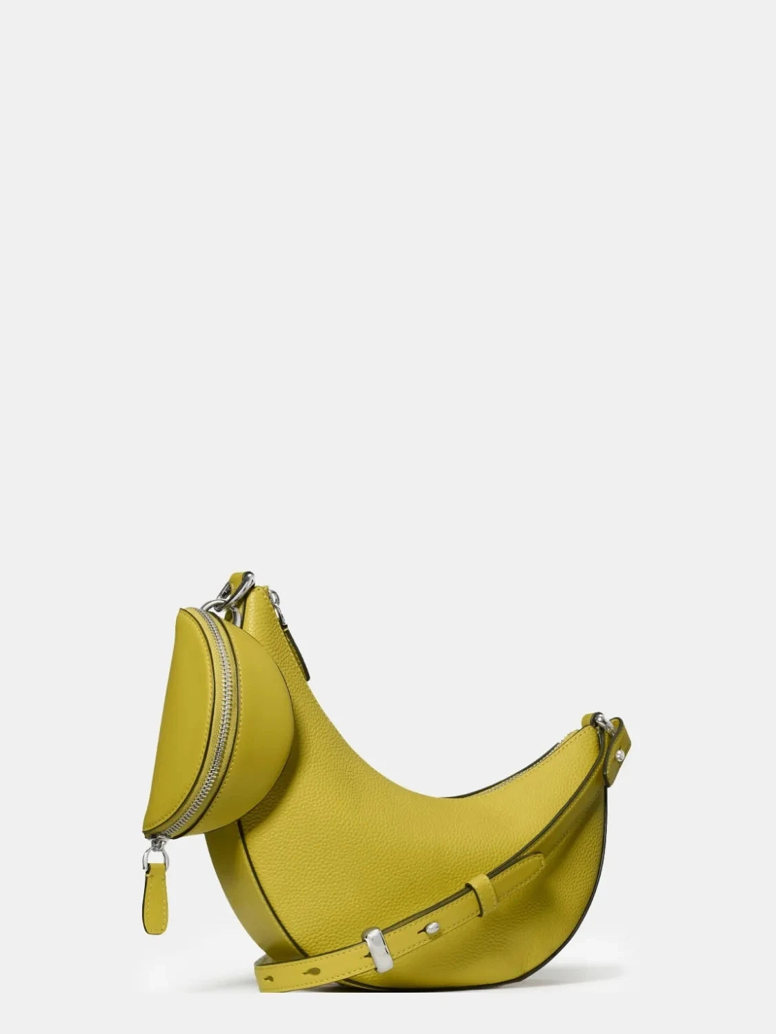 Women's Duo Bag with Crossbody Strap, New Luxury Designer Handbag with Mini Purses, Dumpling Crescent Armpit Bag for Women