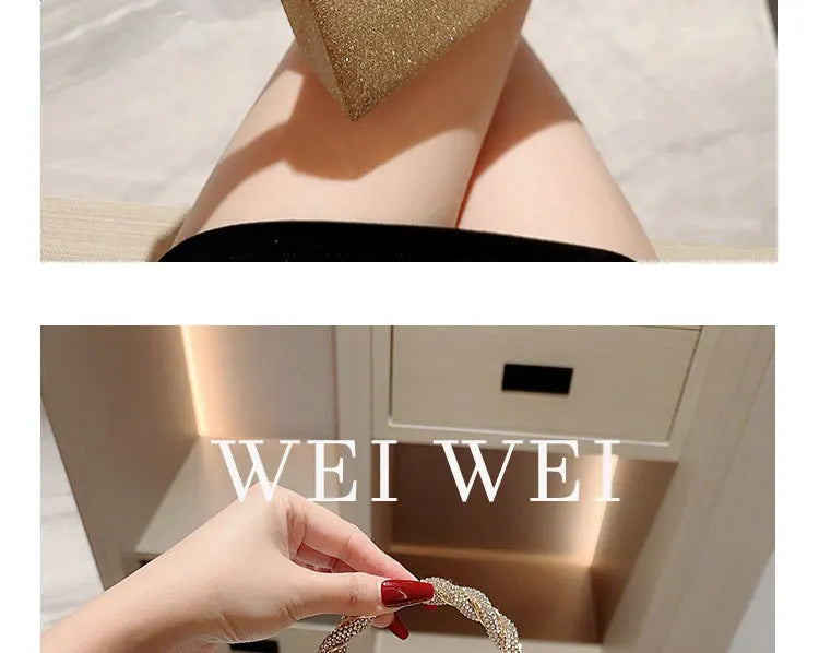 Evening Bag Dress Versatile European and American Clutch Bag Crossbody Celebrity Fashion Diamond Bow Chain Bag Lady Handbag