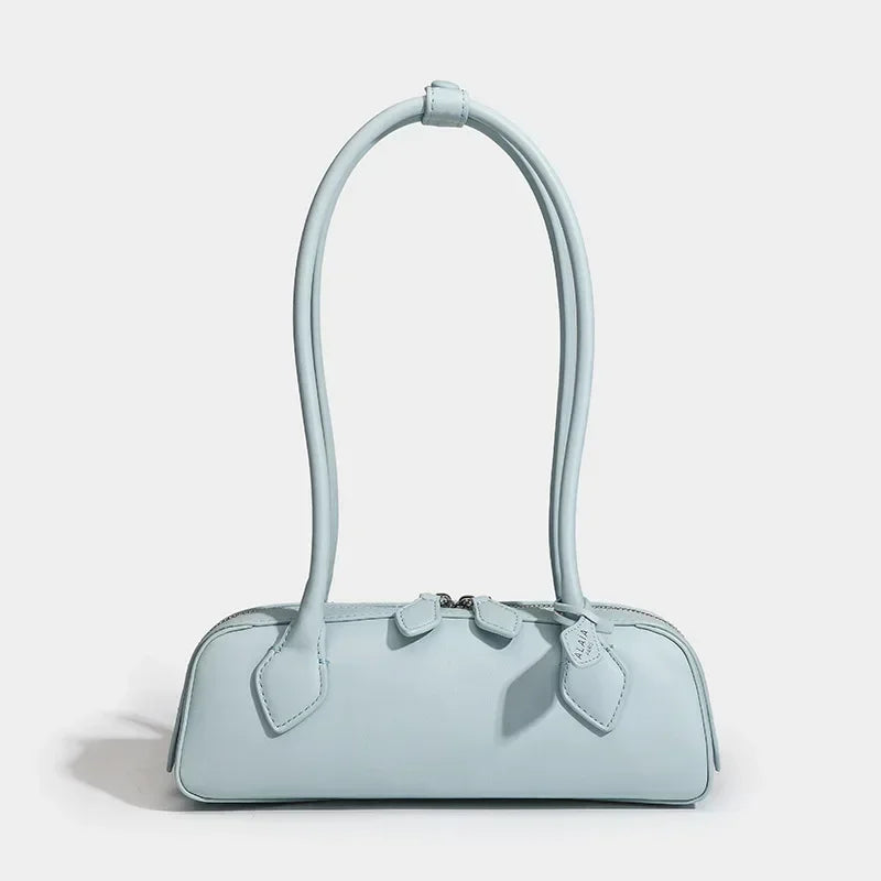 French Designer Sausage Bag Vintage Underarm Bag Genuine Leather Women's Handbag Casual Commuting Versatile Single Shoulder Bags