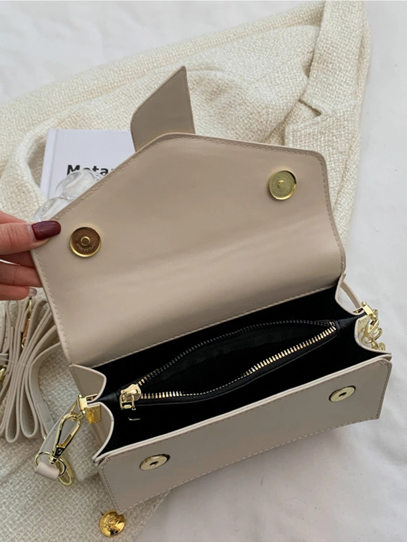 Lingge bag, chain bag, single shoulder bag, diagonal cross style crossbody bag for women