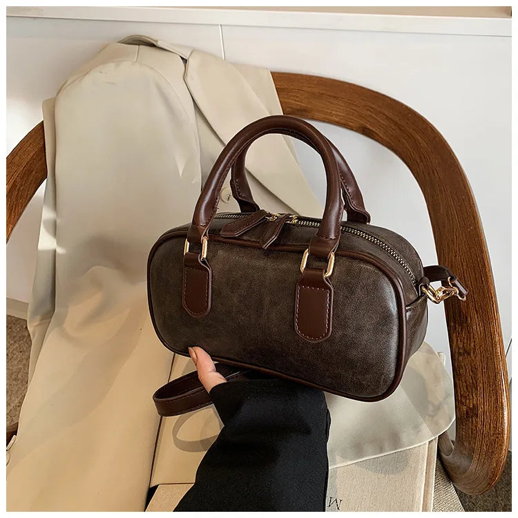 New Fashionable Classic Style Square Shoulder Crossbody Bags Solid Zipper Popularity Sense of Luxury Handbags for Women 2025 Hot