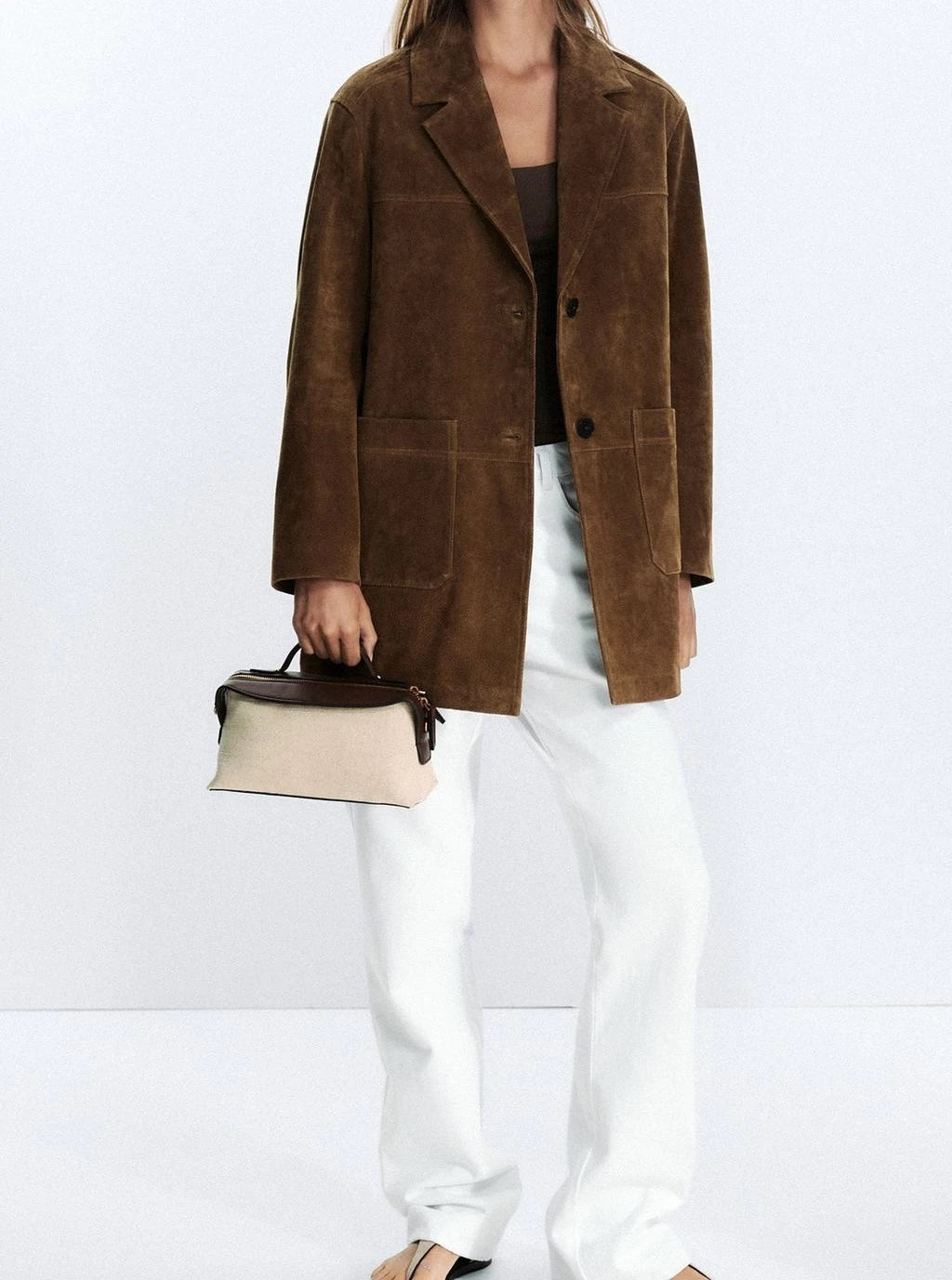 WOMEN'S OBLONG CANVAS CITY BAG, Luxury Designer New in Handbags, Casual Totes Crossbody Bag for Women Everyday Style