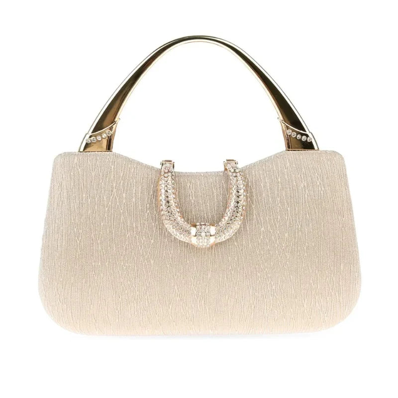 2024 Fashion Trend New Women's Bag High-end Texture Fine Glitter Exquisite Hand-held Evening Bag Fashion Urban Beauty Clutch Bag