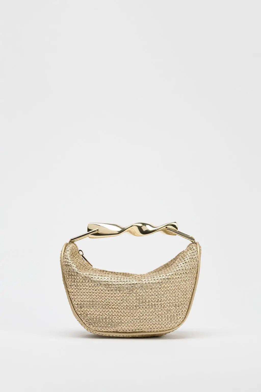 Summer Half-Moon Beach Straw Shoulder Bags Women's Straw Bucket Bag Purse Woven Straw Handbags Casual Tote Crossbody Bag
