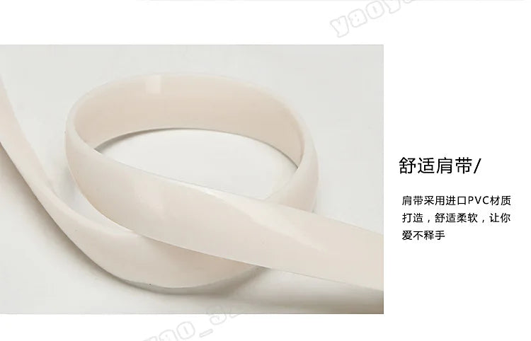 2024 Women Transparent Boston Handbag Candy Color Fashion Girls Jelly PVC Simple Waterproof Silicone Pillow Big Crossbody Bag