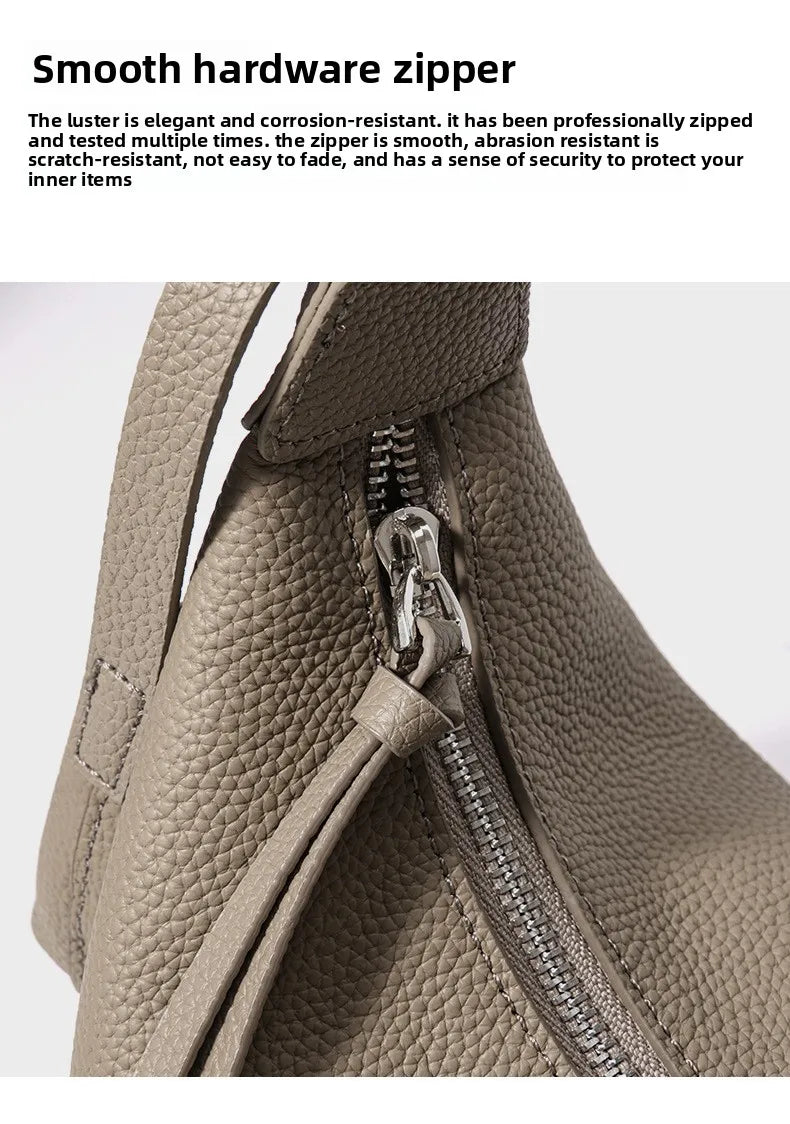 Cowhide Large Capacity Tote Bag Genuine Leather Shoulder Fashion Crossbody Women's Bag hobo high quality ladies bags on offer