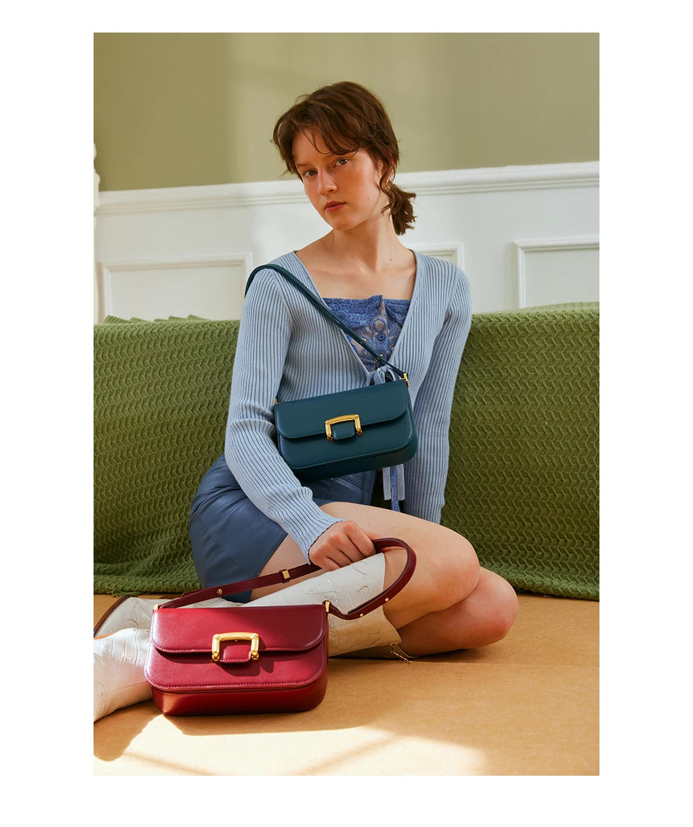 LA FESTIN Original Luxury Bag Ladies Leather Bag Crossbody Bags 2024 New Women's bag Fashion Handbag Trend Shoulder Bags