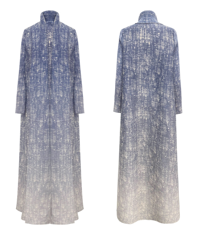 Elegant Pleated Abaya with Artistic Floral Print for Women Modest and Stylish Long Dress High-Quality Designer Outerwear ODM — 2