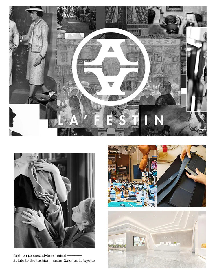 LA FESTIN Original Luxury Bag Ladies Leather Bag Crossbody Bags 2024 New Women's bag Fashion Handbag Trend Shoulder Bags