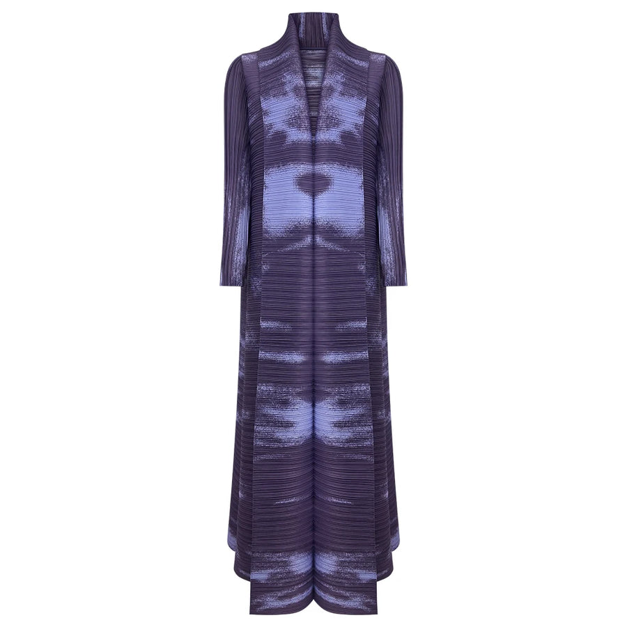 Elegant Pleated Abaya with Artistic Floral Print for Women Modest and Stylish Long Dress High-Quality Designer Outerwear ODM — 25