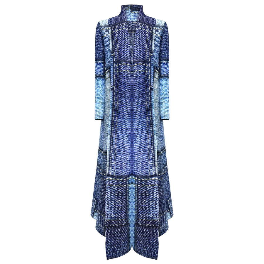 Elegant Pleated Abaya with Artistic Floral Print for Women Modest and Stylish Long Dress High-Quality Designer Outerwear ODM — 23