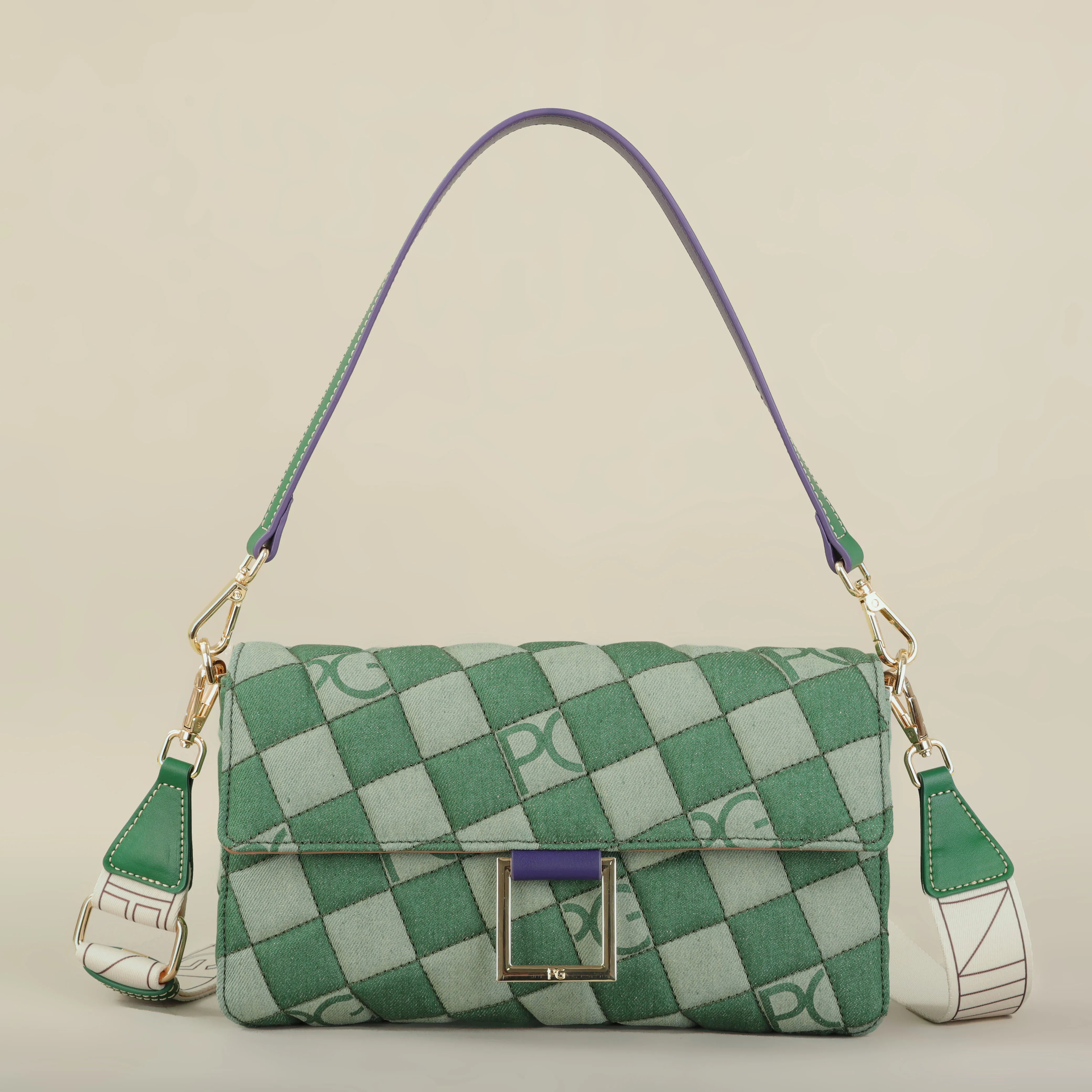 PG luxury brand design bright ladies crossbody bag new exquisite high quality hot selling fashion New designed 2025 commuter bag