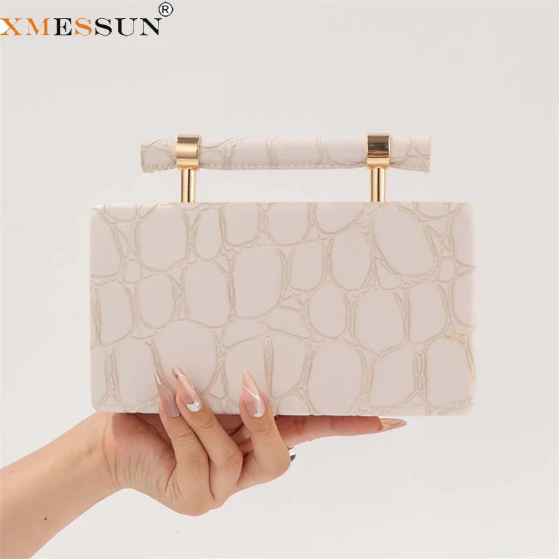 XMESSUN Women New Acrylic Evening Clutch Bag,Fashion Designer Female Wedding Party Pouch Bag Ladies Chain Shoulder Crossbody Bag