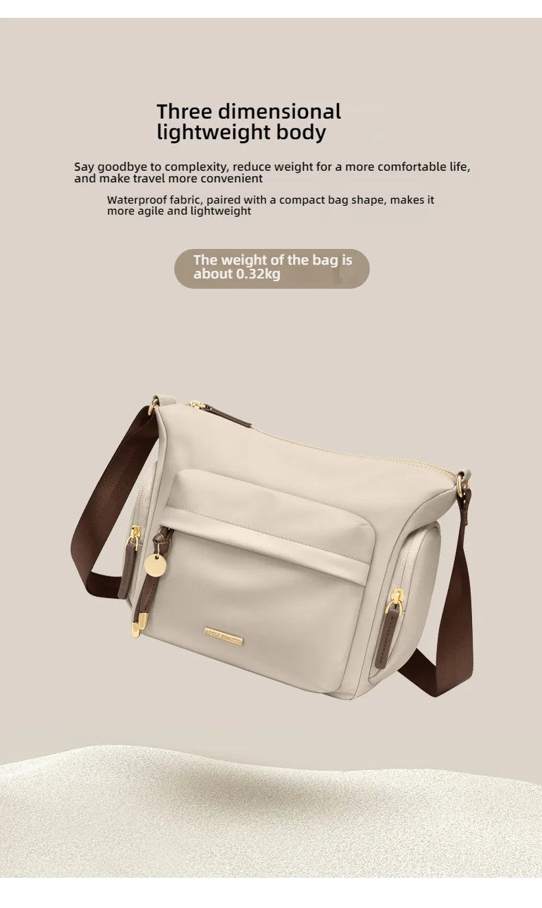 GOLF Quality Women's Waterproof Oxford Crossbody Bag Casual Multifunctional Shoulder Messenger Handbag Fashionable Sling Bag