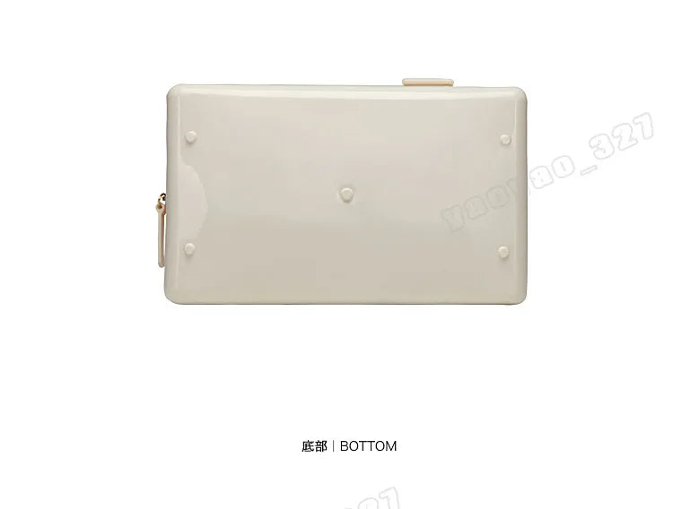 2024 Women Transparent Boston Handbag Candy Color Fashion Girls Jelly PVC Simple Waterproof Silicone Pillow Big Crossbody Bag