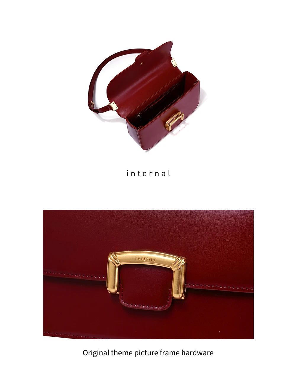 LA FESTIN Original Luxury Bag Ladies Leather Bag Crossbody Bags 2024 New Women's bag Fashion Handbag Trend Shoulder Bags