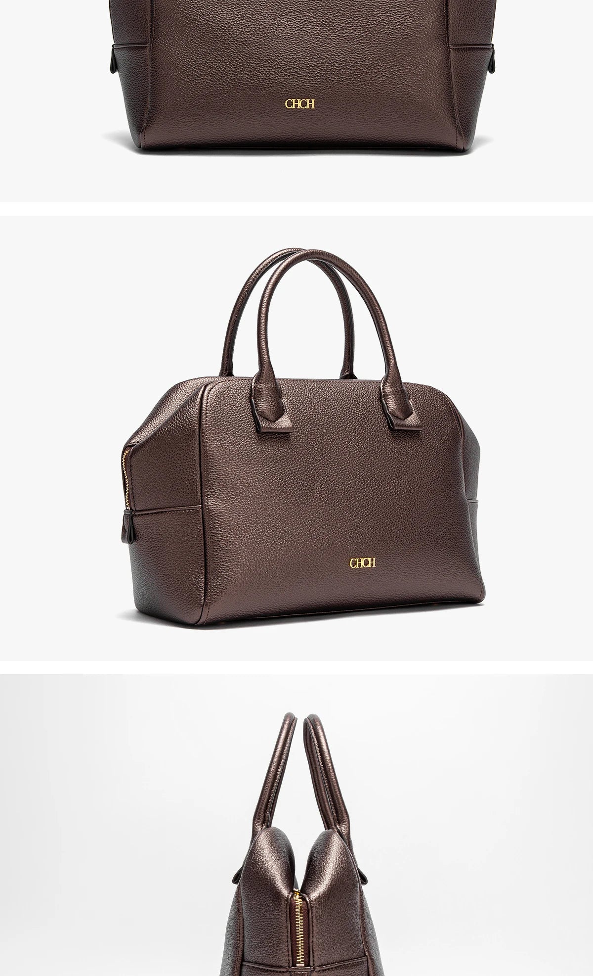 CHCH Women's Crossbody Bag Autumn Large Capacity Pillow Bag Hidden Blue Zipper Wide Shoulder Strap Travel Bag