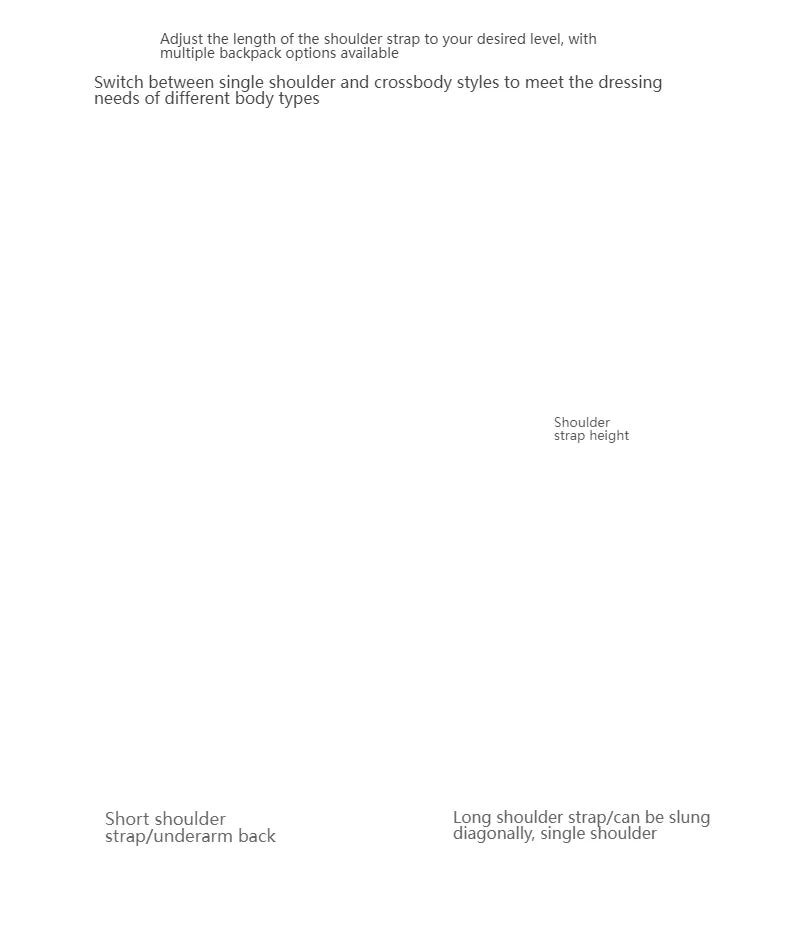 GOLF Quality Women's Waterproof Oxford Crossbody Bag Casual Multifunctional Shoulder Messenger Handbag Fashionable Sling Bag