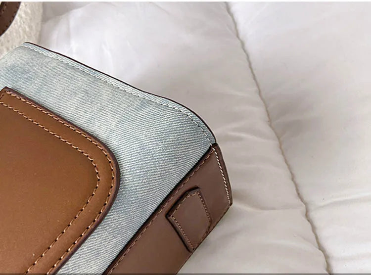 Artificial Leather Retro Unisex Large Capacity Blue Handbag Shoulder Crossbody Messenger Bags Doctor Boston Women Purse