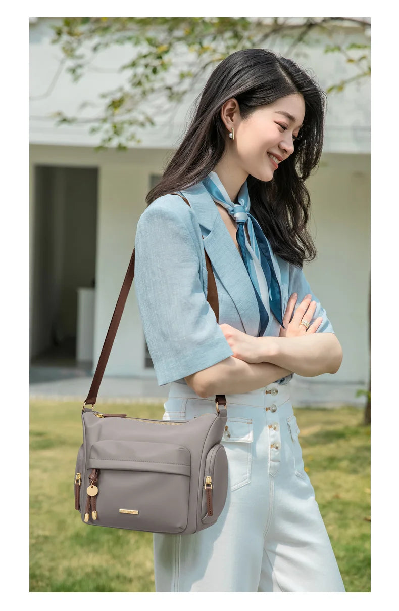 GOLF Quality Women's Waterproof Oxford Crossbody Bag Casual Multifunctional Shoulder Messenger Handbag Fashionable Sling Bag