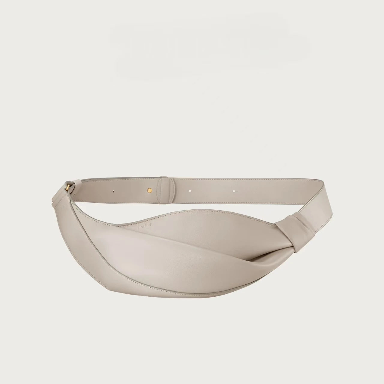 New large capacity pillow shaped personalized niche travel smooth cowhide crossbody bag