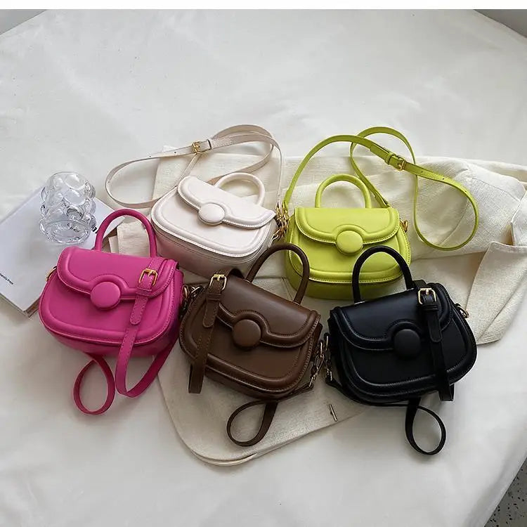 Senior Texture Small Bag Female 2025 Spring Summer New Popular Pop Crossbody Package Network Red Small Handheld Saddle Bags