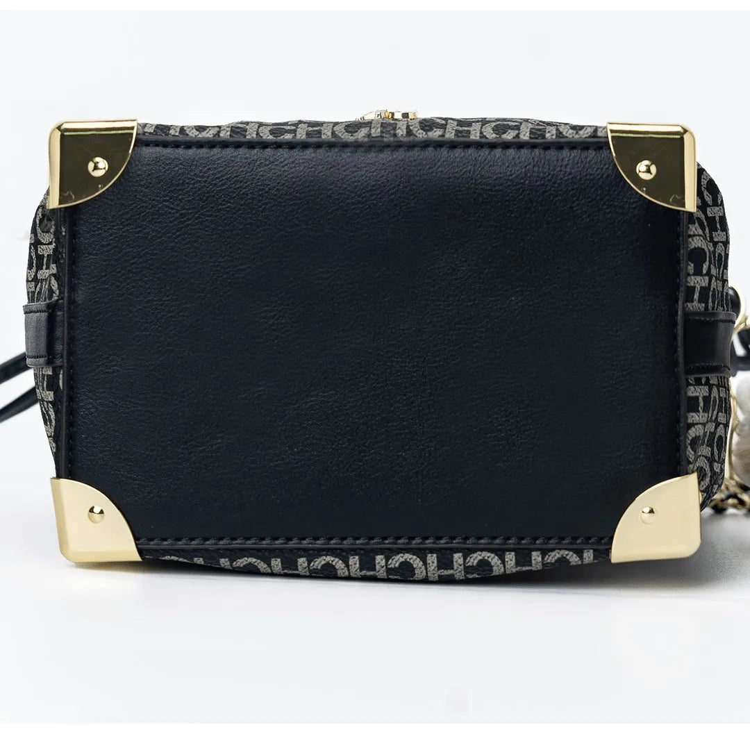 CH Crossbody High Quality Ladies Light Luxury Chain Bag Adjustable Brand Letter Print Cartoon Pendant Design Unique Popular