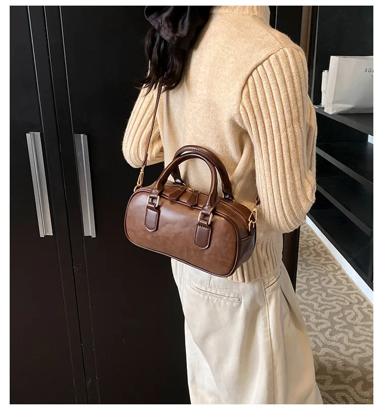 New Fashionable Classic Style Square Shoulder Crossbody Bags Solid Zipper Popularity Sense of Luxury Handbags for Women 2025 Hot