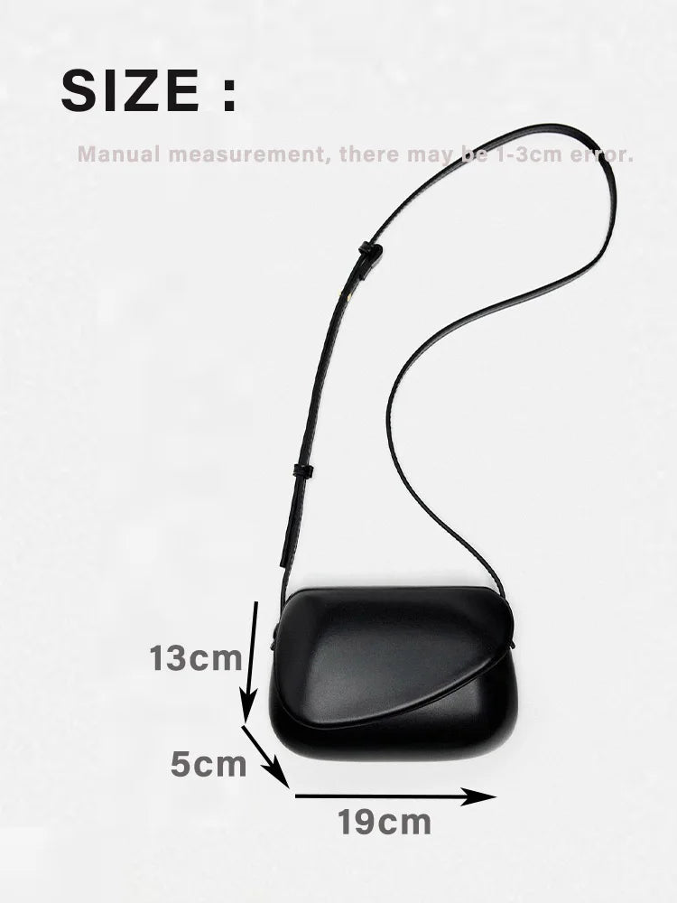 Female casual black small pu leather saddle armpit bag 2025 luxury designer chain shoulder cross bag women vintage armpit handba