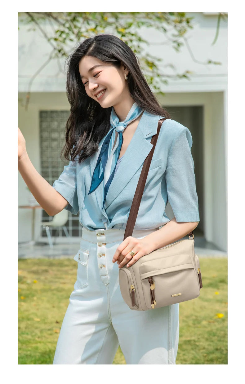 GOLF Quality Women's Waterproof Oxford Crossbody Bag Casual Multifunctional Shoulder Messenger Handbag Fashionable Sling Bag