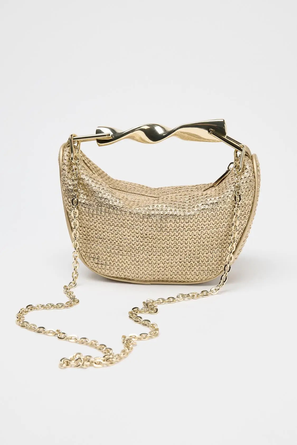 Summer Half-Moon Beach Straw Shoulder Bags Women's Straw Bucket Bag Purse Woven Straw Handbags Casual Tote Crossbody Bag