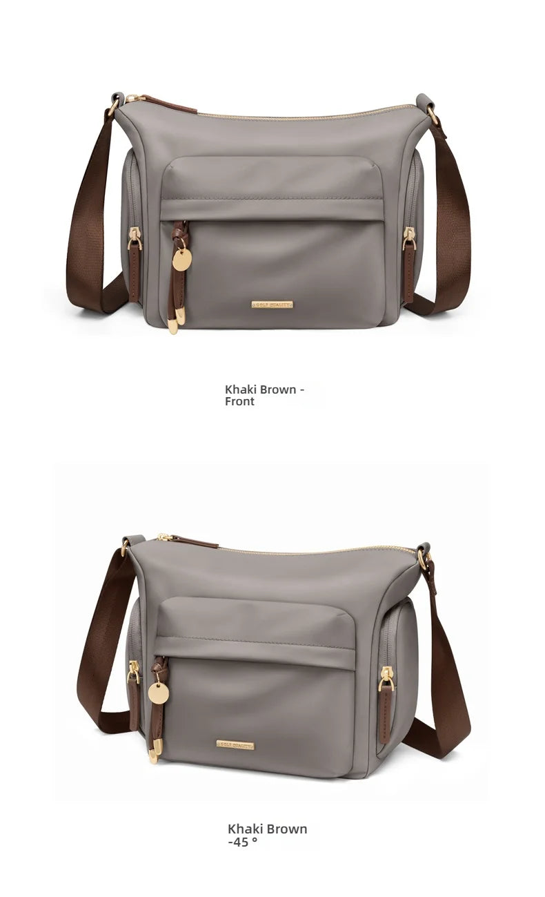 GOLF Quality Women's Waterproof Oxford Crossbody Bag Casual Multifunctional Shoulder Messenger Handbag Fashionable Sling Bag