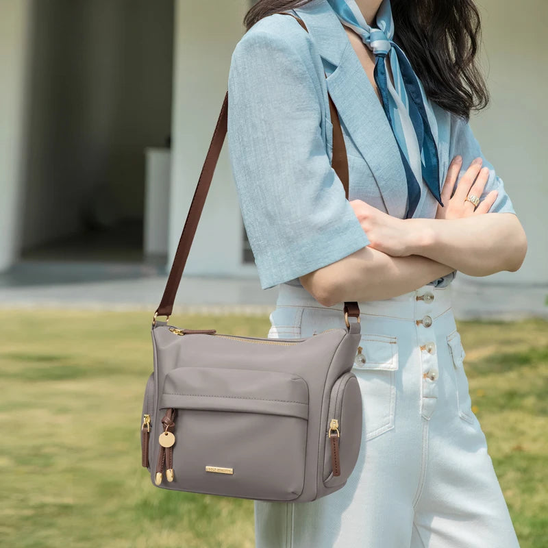 GOLF Quality Women's Waterproof Oxford Crossbody Bag Casual Multifunctional Shoulder Messenger Handbag Fashionable Sling Bag