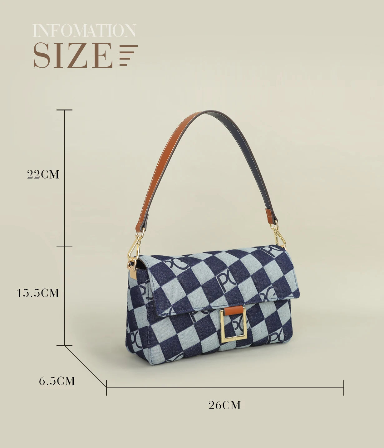 PG luxury brand design bright ladies crossbody bag new exquisite high quality hot selling fashion New designed 2025 commuter bag