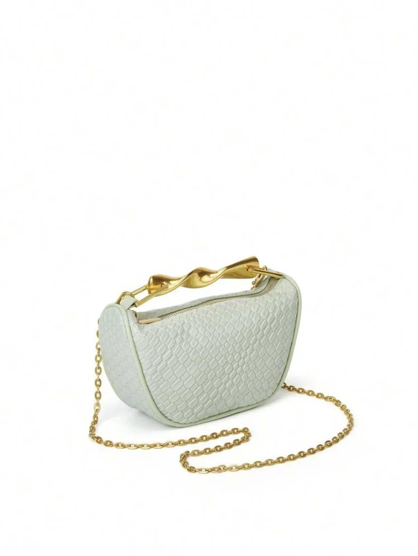 Summer Half-Moon Beach Straw Shoulder Bags Women's Straw Bucket Bag Purse Woven Straw Handbags Casual Tote Crossbody Bag