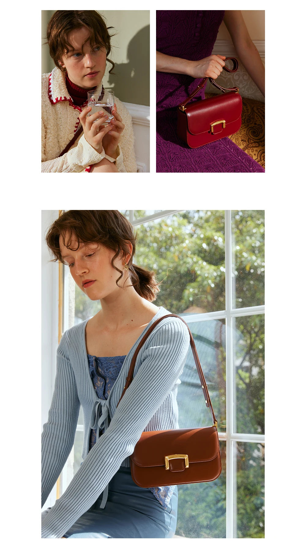 LA FESTIN Original Luxury Bag Ladies Leather Bag Crossbody Bags 2024 New Women's bag Fashion Handbag Trend Shoulder Bags