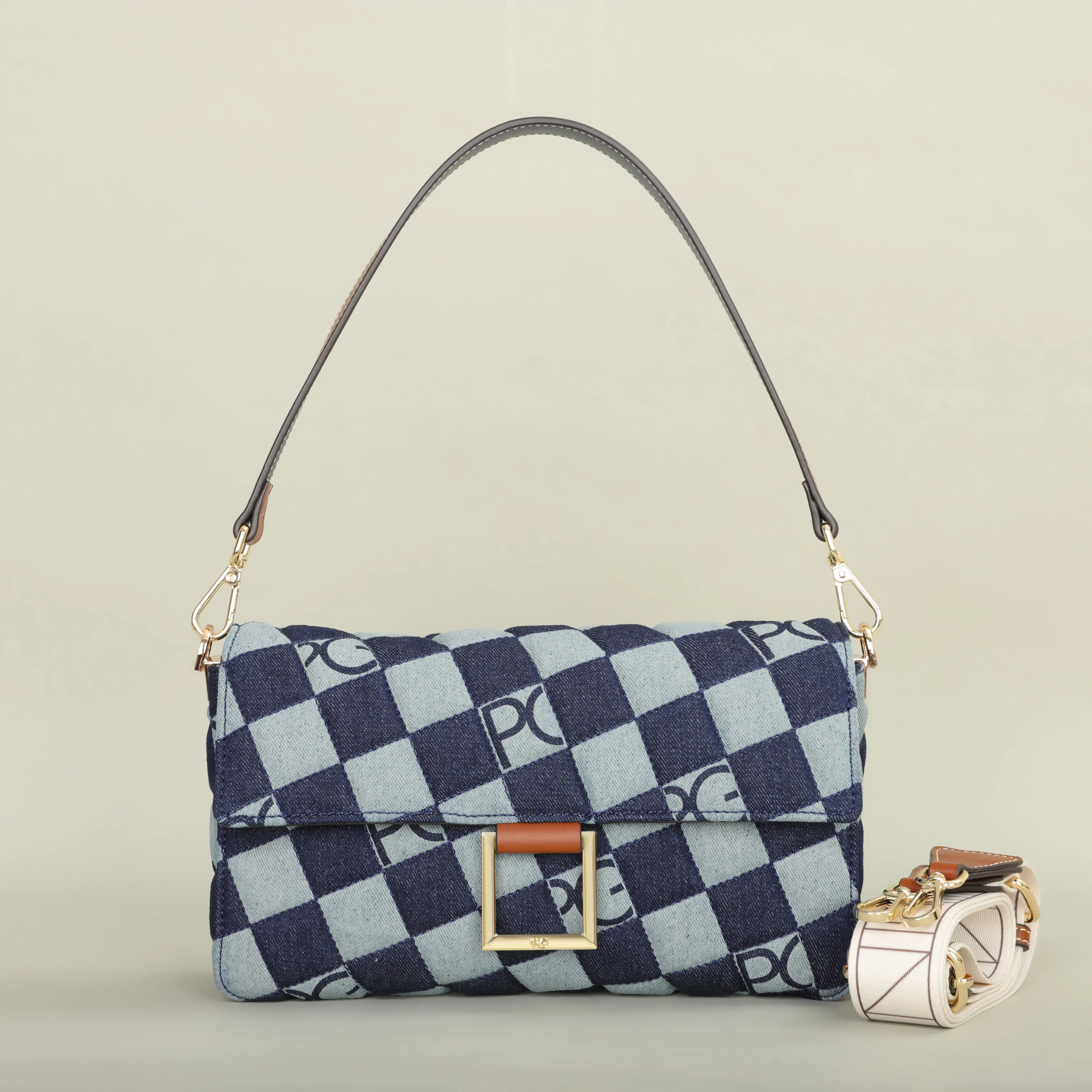 PG luxury brand design bright ladies crossbody bag new exquisite high quality hot selling fashion New designed 2025 commuter bag